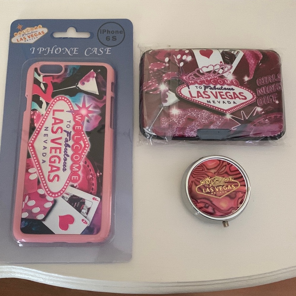Bundle 2 for $15 DEAL📱iPhone 6s phone case, pill holder, & credit card case